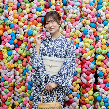 着物レンタル京越の浴衣レンタルコーデ1