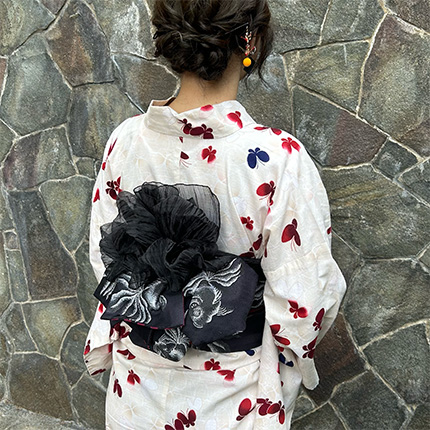 着物レンタル京越の浴衣レンタルコーデ2