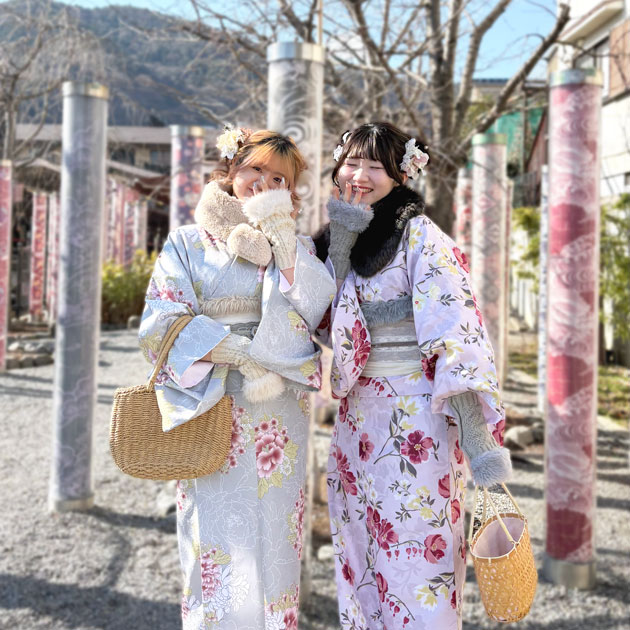 着物レンタル京越の冬の着物レンタルコーデ1